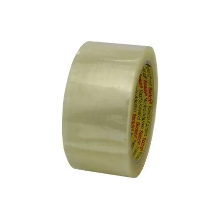 TAŚMA PAKOWA 3M SCOTCH KUCZUK TRANSPARENT 48MM/66M